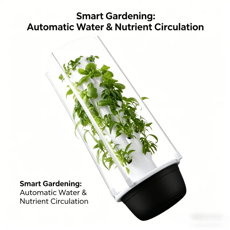 스페이스트리 수직 수경 재배 타워 스마트 채소 재배기  - Smart Home Outdoor 리뷰 및 가격