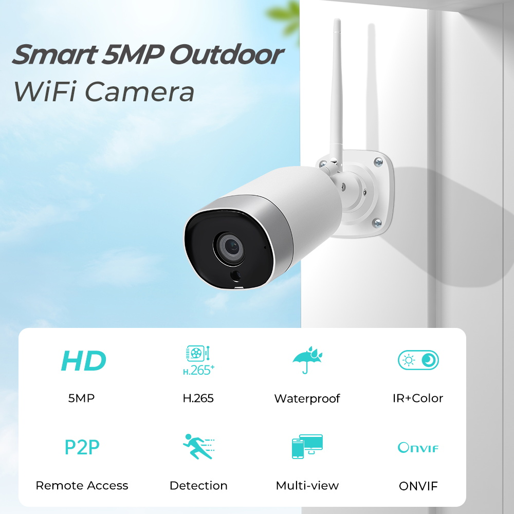 ABUNTU 5MP IP 카메라 Wifi 오디오 야외  - Smart Home Imou 리뷰 및 가격