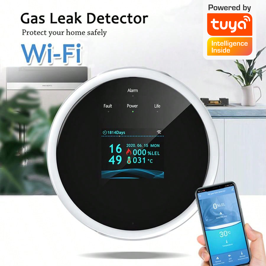 2.4G WiFi 가스 경보 센서 가연성 가스 감지기는 - Smart Home Automation System 리뷰 및 가격