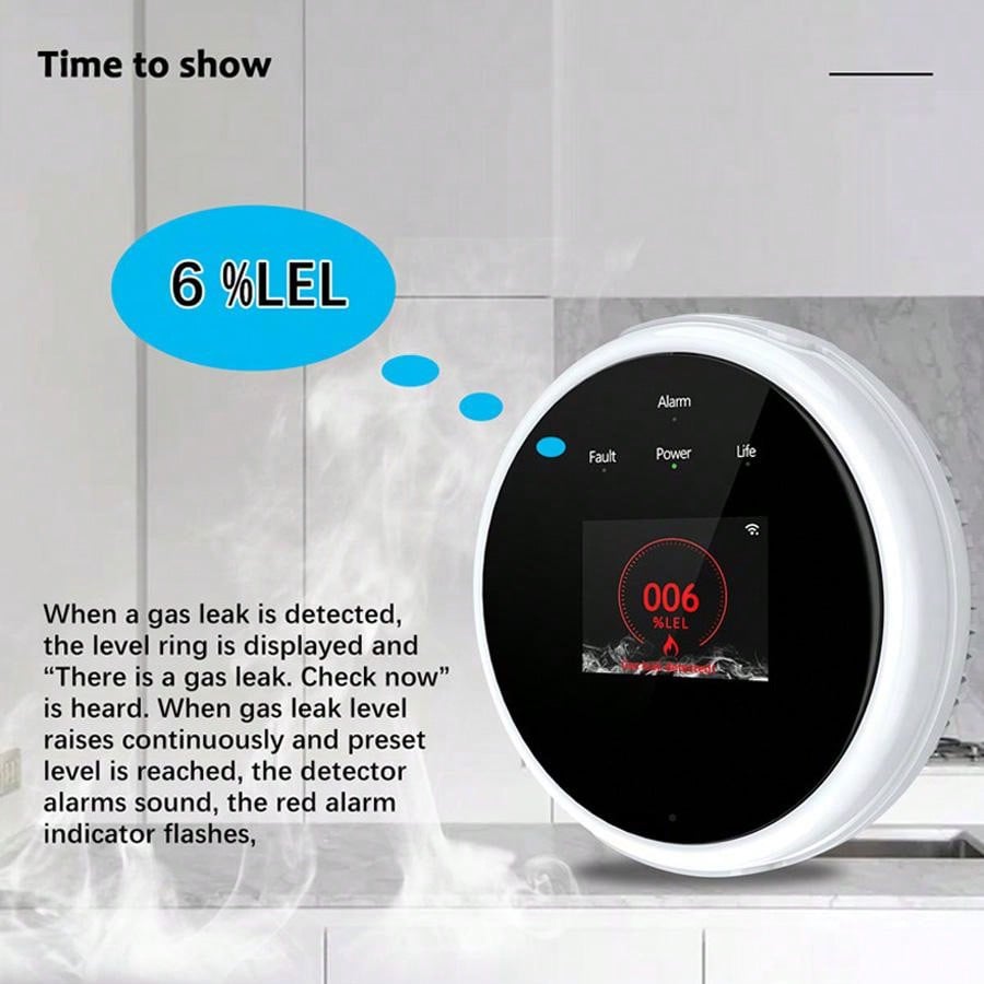 2.4G WiFi 가스 경보 센서 가연성 가스 감지기는 - Smart Home Automation System 리뷰 및 가격