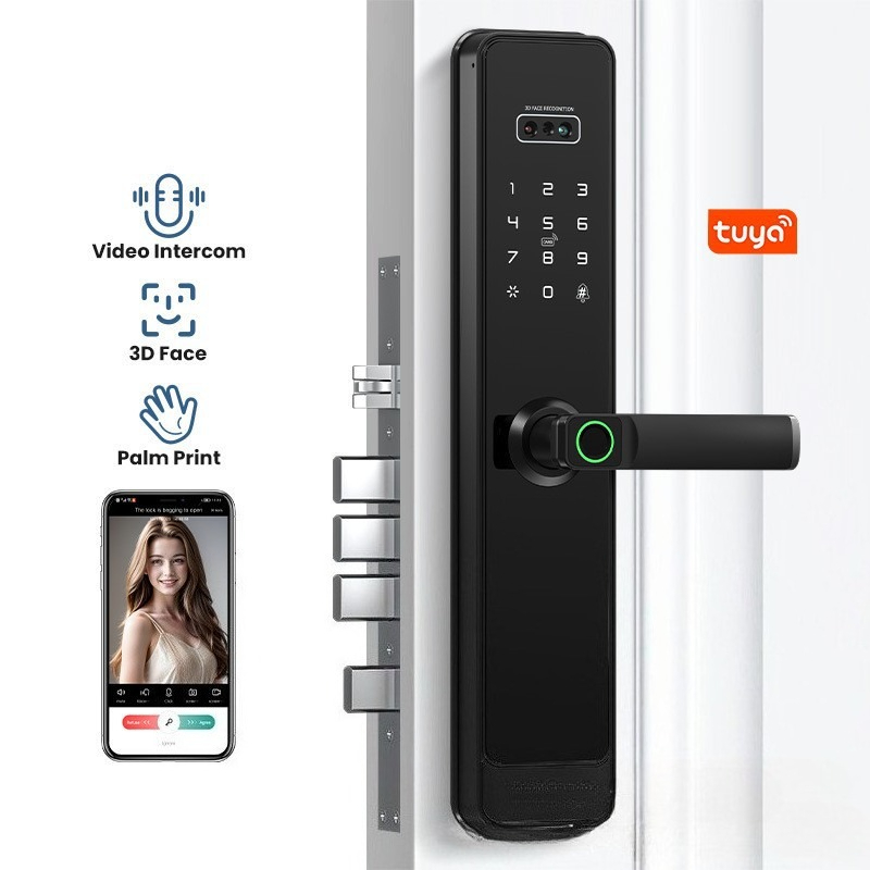 EGFirtor 반자동Tuya 지문 비밀번호 잠금 장치 - Smart Home Battery Camera 리뷰 및 가격