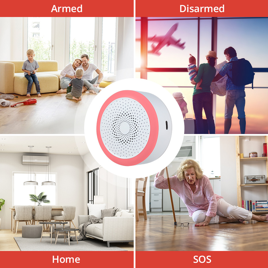 KERUI Tuya 스마트 홈 알람 허브 모션 감지기  - Smart Home Demo Kit 리뷰 및 가격