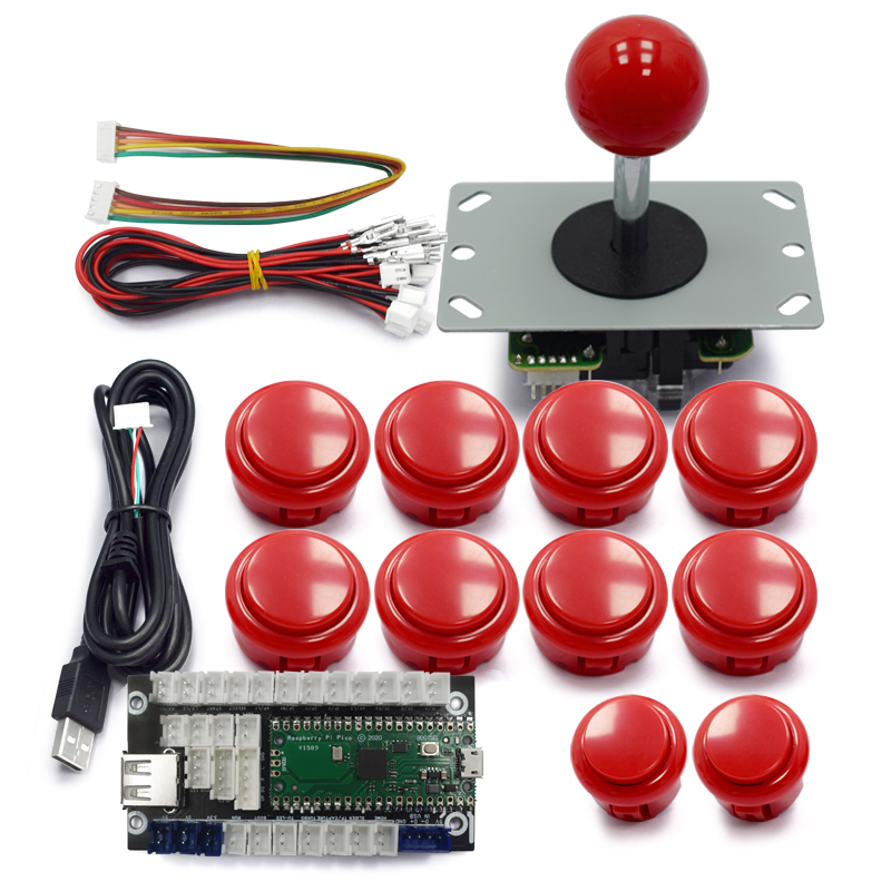 복사 Sanwa 아케이드 게임 Diy 키트 8 웨이 조 - Smart Home Raspberry Pi 리뷰 및 가격