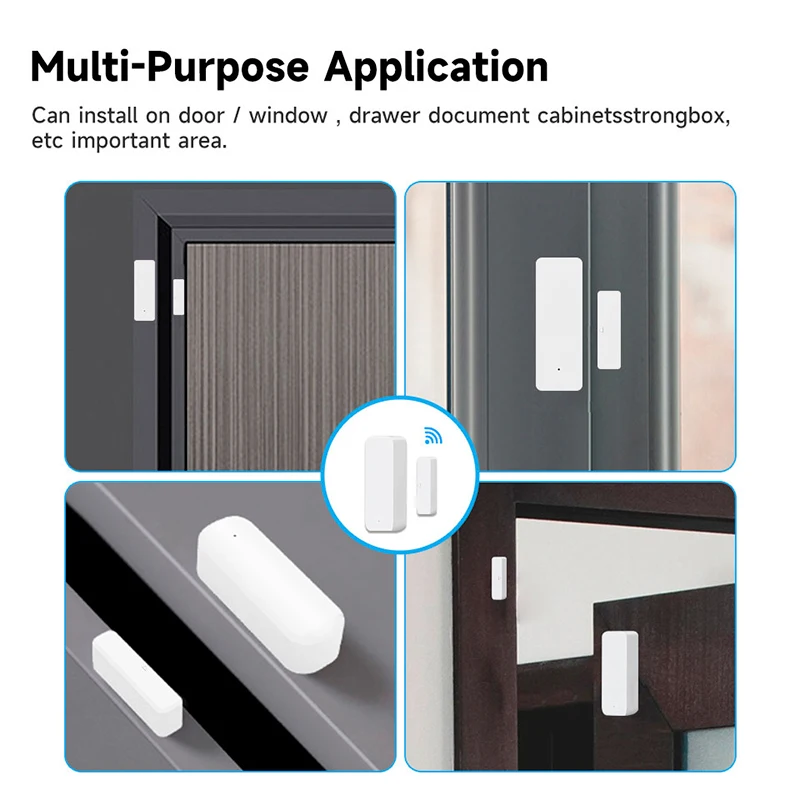 Tuya WiFi 스마트 도어 센서 도어 개방형 폐쇄  - Smart Home Automation System 리뷰 및 가격