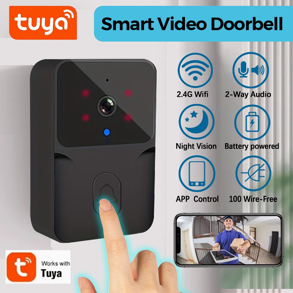 Tuya 무선 스마트 비디오 초인종, 2.4G WiFi - Smart Home Battery Camera 리뷰 및 가격